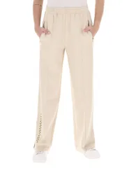NO NAME Pantalone in felpa BEIGE M