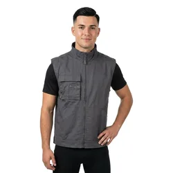 U-power Gilet Wave Grey Iron XL