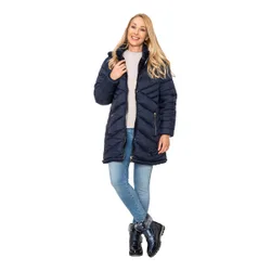 Wendejacke "Kuschel 2 in 1" blau L Damen