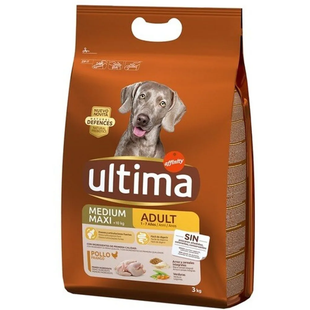 Pienso para perros senior minis pollo - Ultima - FashionsVida