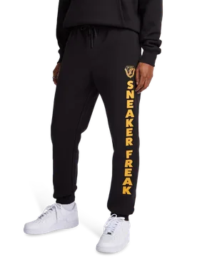 Badge Uomo - Pantaloni Nero - Taglia XL - Pile di cotone XL - LCKR - FashionsVida