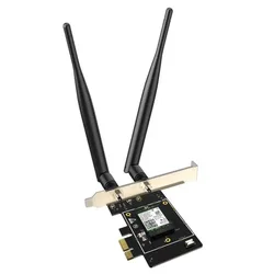Carte D´extension Pci-e Wifi 6e Ax5400 Black One Size unisex