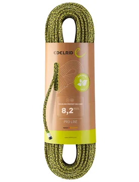 Corde d'escalade et d'alpinisme - Starling Protect Eco Dry 8,2Mm Yellow-Night - Taille 70 m - Jaune - Edelrid - FashionsVida