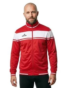 Equipment Veste De Survêtement Meczau Santander Red / White M - Mercury - FashionsVida