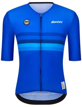 Maglia A Maniche Corte Uci World Champion Italy 2025 Print - Santini - FashionsVida