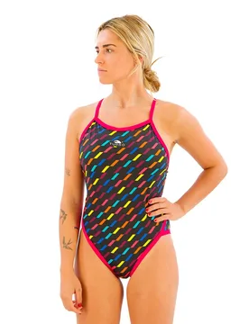 Fiesta Swimsuit Black / Multi M Women - TURBO - FashionsVida