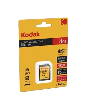 Carte Mémoire Msd 64gb Uhs-i U1 V10 A1 Premium Black / Yellow One Size unisex - Kodak - FashionsVida
