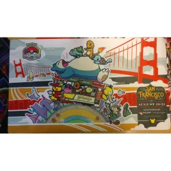Pokemon Worlds Championship 2016 Playmat - Pikachu and Friends (BAGGED)