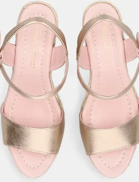 Alpargatas deborah de mujer en napa suave metalizada - Pretty Ballerinas - FashionsVida