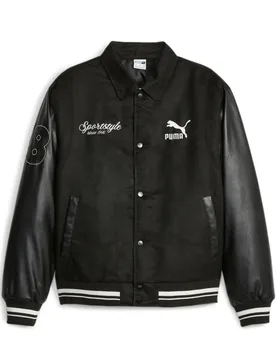 Giubbino Uomo 621788_varsity_jacket_nero - Puma - FashionsVida