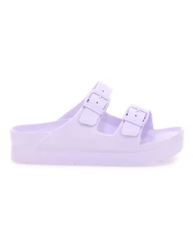 Ciabatte Lilla Con Doppia Fibbia 2039 40 - 2T2L - FashionsVida