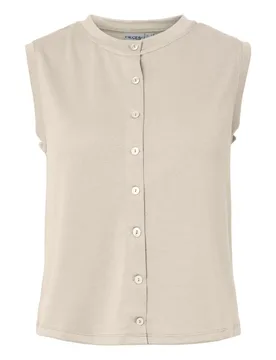 PCPIMI SS VEST PWP JRS BC female - S - FashionsVida