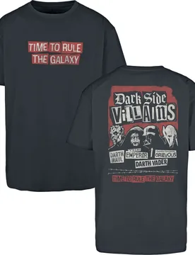 Disney Oversize T-Shirt - Time To Rule The Galaxy - M bis XXL - für Männer - Größe L - schwarz - Lizenzierter Fanartikel - Männer - male - Star Wars - FashionsVida