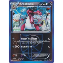 Pokemon Plasma Freeze 70/116 Krookodile (Reverse Holo)