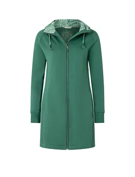 Veste de yoga longue Bala Karunas vert foncé XL - Spirit Of Om - FashionsVida