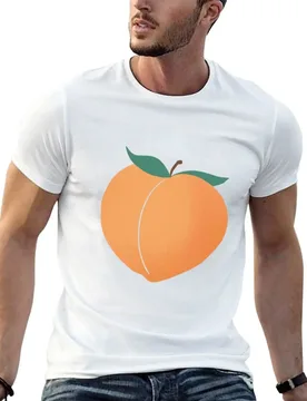 Peach T-Shirt men t shirt cotton 100% anime t shirts oversize t shirt custom print T-shirt - Aliexpress - FashionsVida