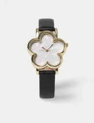 M&S 5 PETAL WATCH Black female