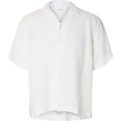 Camisa de hombre manga corta de lino