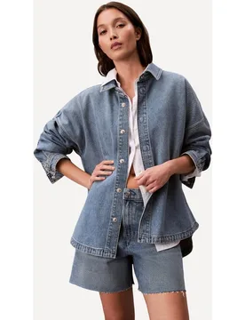 Sobrecamisa Mujer Denim - Calvin Klein Jeans - FashionsVida