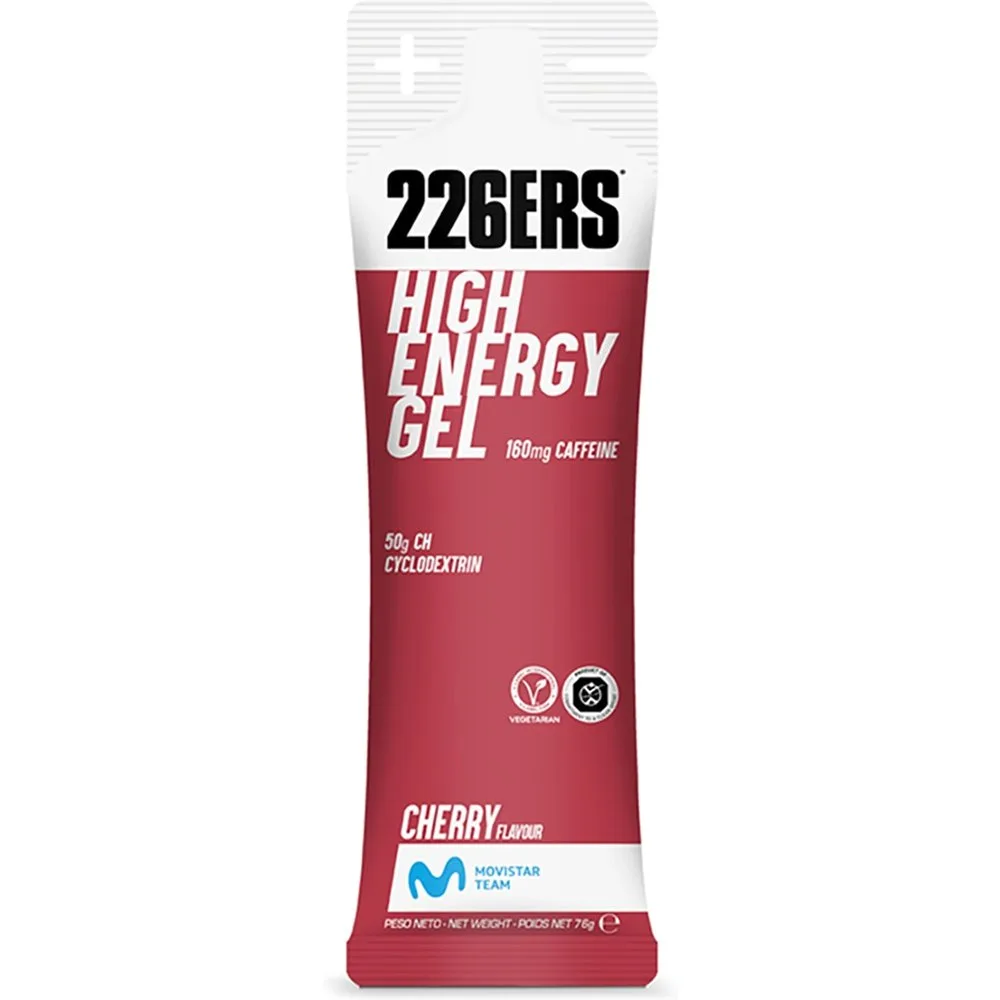 Gel energético High Energy Gel 60ml Cherry - 226ERS - FashionsVida