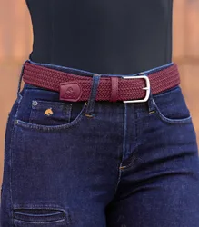 Stretchgürtel MALINA samtrot S/M