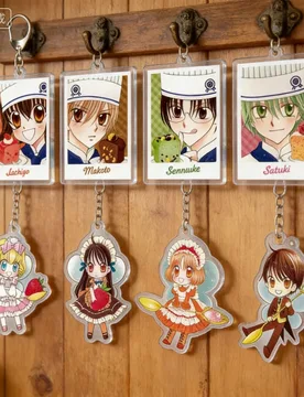 Yumeiro Patissiere Anime Acrylic Pendant Keychains Ichigo Makoto Sennosuke Satsuki Cosplay Prop Decor Bag Decorations - Aliexpress - FashionsVida