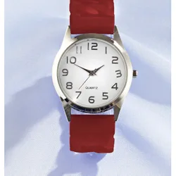 Pagen Stretch-Armbanduhr rot