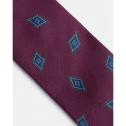 Silbon - Corbata seda rombos