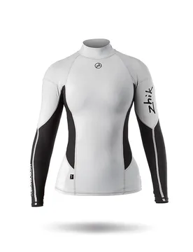 Rash Guard Manches Longues Hydrophobic Fleece™ Black / White M - Plastimo - FashionsVida