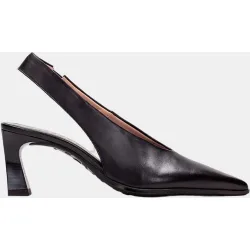 Zapatos mujer de tacón destalonados en piel