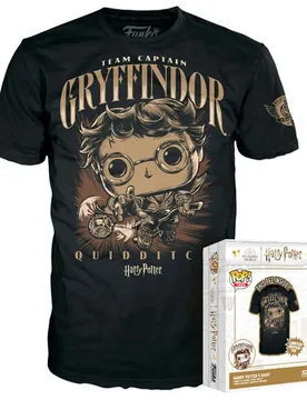 Pop! T-shirt Quidditch à Manches Courtes Harry Potter Black M unisex - Funko - FashionsVida