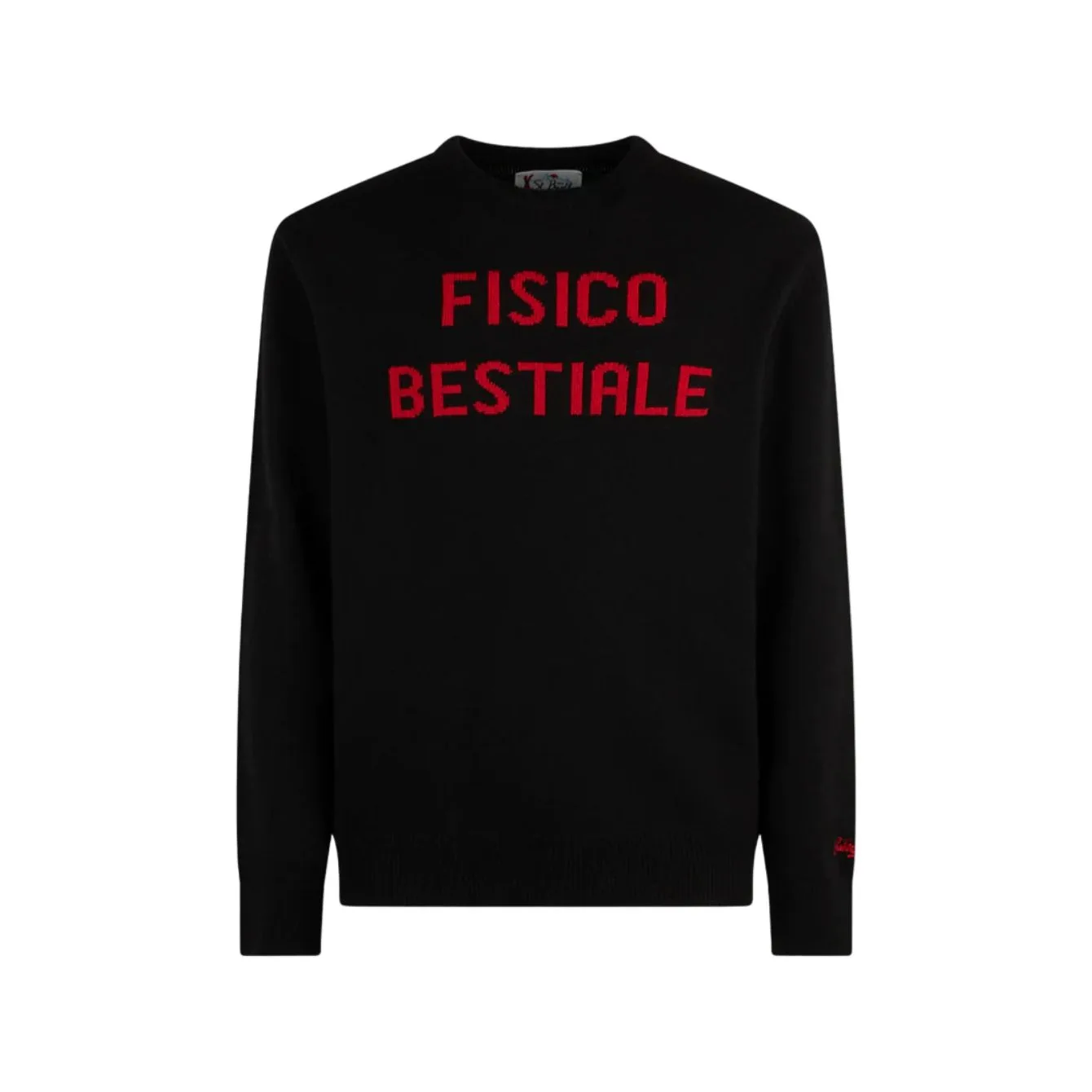 Maglia Bestiale Nero HER0001 - SAINT BARTH - FashionsVida