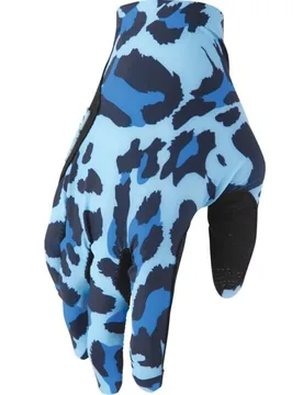 Guanti Moto Cross Enduro Sportmode Cheetah Blu Azzurro taglia XS - THOR - FashionsVida