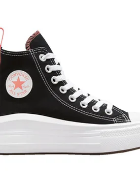Turnschuhe Baskets Chuck Taylor All Star Move Hi Noir/rose 38 1/2 Female - Converse - FashionsVida