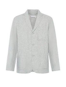 Overshirt gris claro M - Knowledge Cotton Apparel - FashionsVida