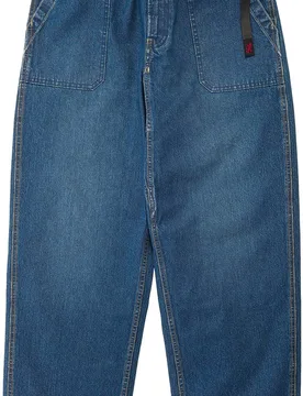 Jean à la coupe décontractée - Fatigue Denim Pant Stone en Coton - Taille L - Bleu - Gramicci - FashionsVida