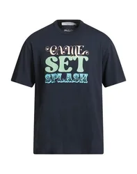 Camiseta Hombre Azul marino L Hombre