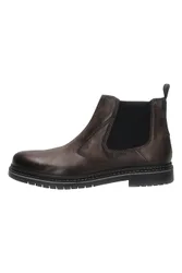 Chelsea boots marroni in pelle con suola carrarmato 331AON323200 42