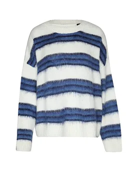Maglione da donna Slouchy Brushed Stripe blu XS - Superdry - FashionsVida