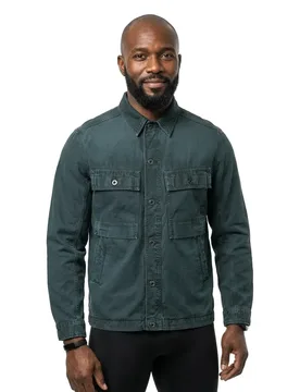 Camicia Overshirt Mosa Faded Moonless Night Gold XL - G-Star - FashionsVida