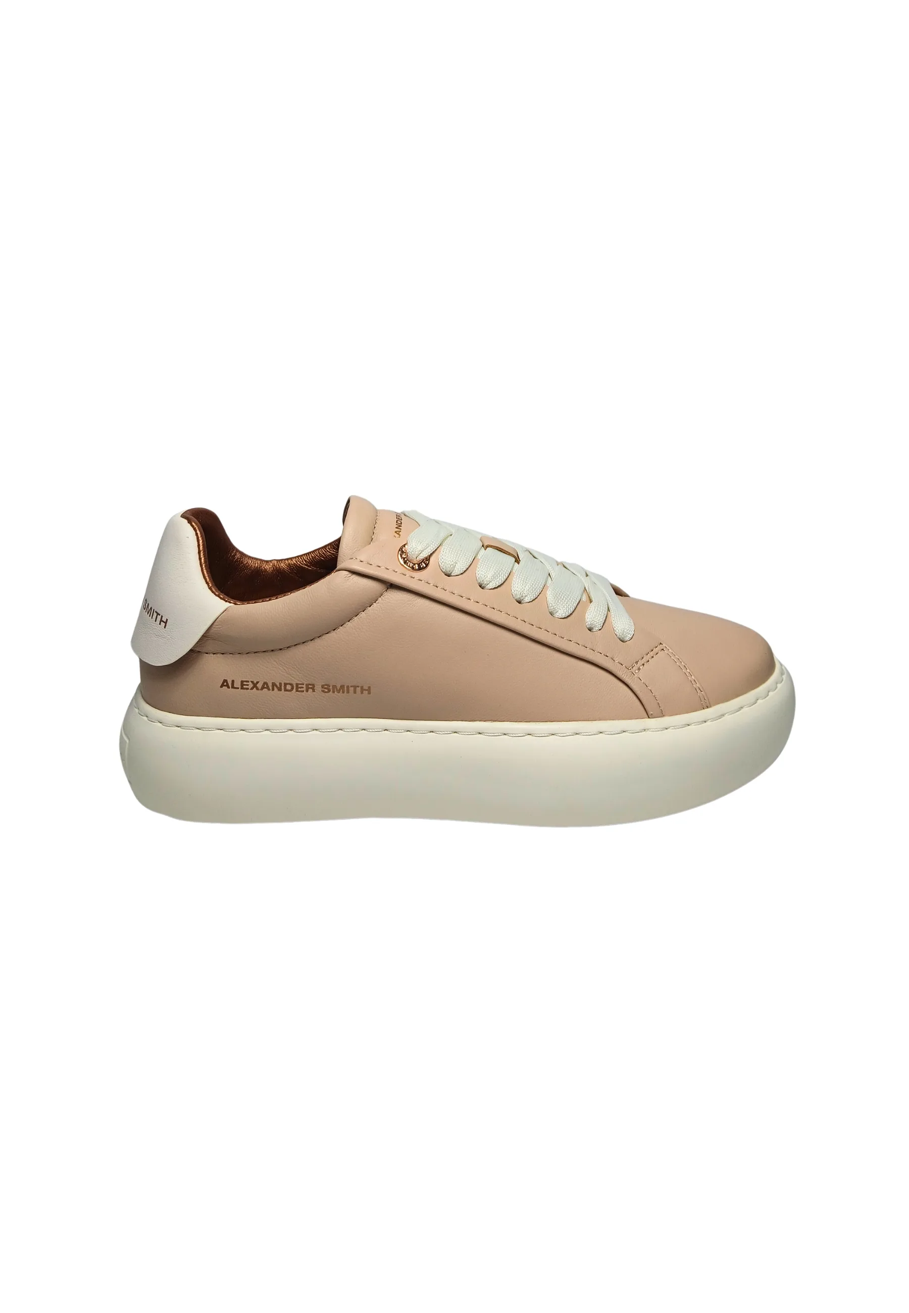 Asbbsow-3562-bew Donna Pelle Beige - Alexander Smith - FashionsVida