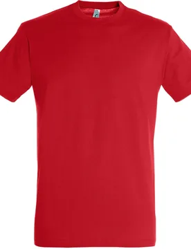 Mens Regent Short Sleeve T-Shirt (Red) Cotton - Size 4xl - SOLS - FashionsVida