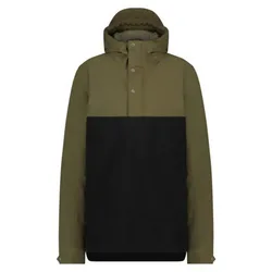 Giacca Winter Rain Black / Army Green