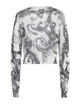 Pullover Mujer Gris perla M,S Mujer - Versace Jeans Couture - FashionsVida