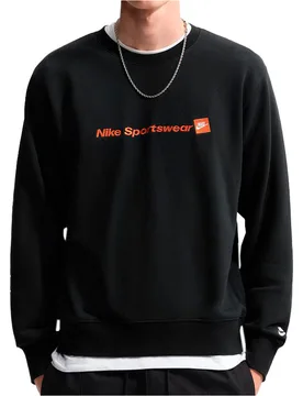 Club sudadera hombre Negro (XL) - Nike - FashionsVida