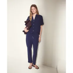 Pantalón pijamero de mujer textura airflow