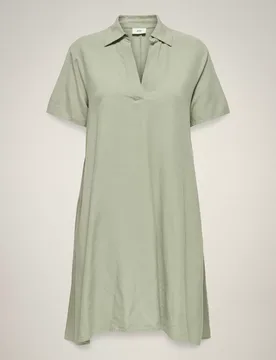 JDYCAYA LINEN S/S DRESS WVN NOOS female - XS - FashionsVida