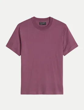 Marc O' Polo Shirt aus Bio-Baumwolle Violett XL - Marc O'Polo - FashionsVida