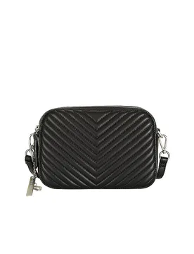 Ledertasche - Mini Bag LOLA QUILTING schwarz Damen - LES VISIONNAIRES - FashionsVida