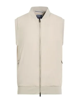 Chompa sin mangas Hombre Beige L Hombre - Fedeli - FashionsVida